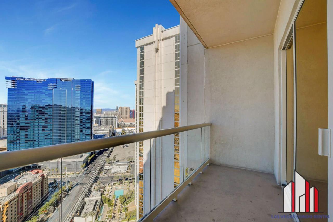 Mgm Signature-29-607 F1 Track & Strip View Balcony Las Vegas Bagian luar foto