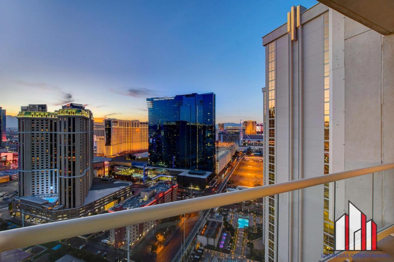 Mgm Signature-29-607 F1 Track & Strip View Balcony Las Vegas Bagian luar foto
